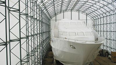 Yacht shed of Danube Marine Consulting spol. s r.o., Bratislava, SK