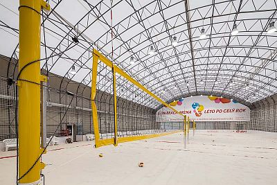 Beach volleyball hall of E.ON Beach Arena, České Budějovice