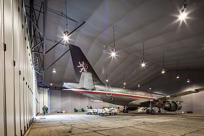 Hangar for the Government Airbus,  Army of the Czech Republic, Praha - Kbely