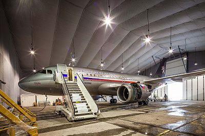 Hangar for the Government Airbus,  Army of the Czech Republic, Praha - Kbely