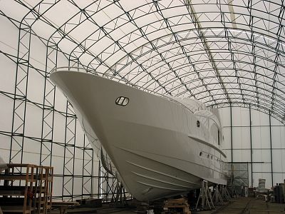 Hangar für die Yacht Danube Marine Consulting spol. s r.o., Bratislava SK