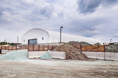 Storage hall of SKLOPAN LIBEREC, a.s.